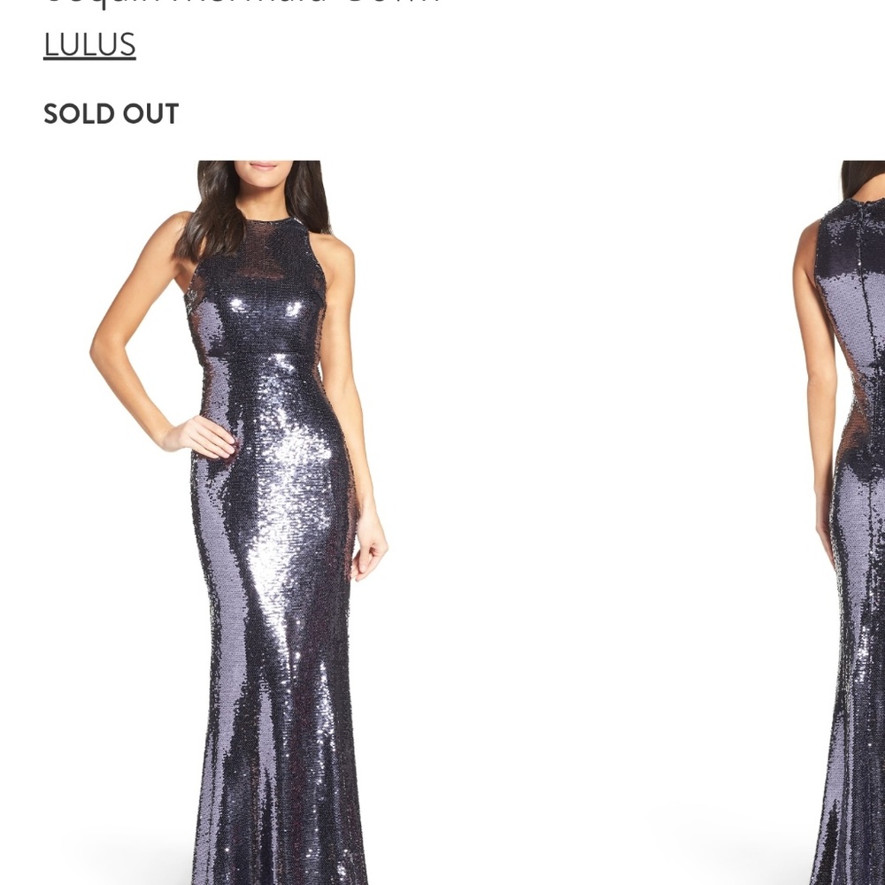 Lush sequin mermaid dress
